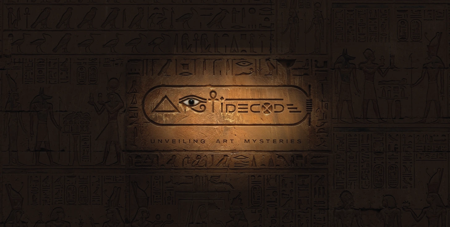 ArtiDecode — Unveiling Art Mysteries Stone Wall Emblem